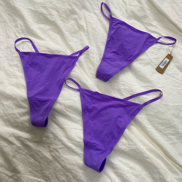 SKIMS Other - SKIMS Fits Everybody T-String Thong 3 Piece Set NWT